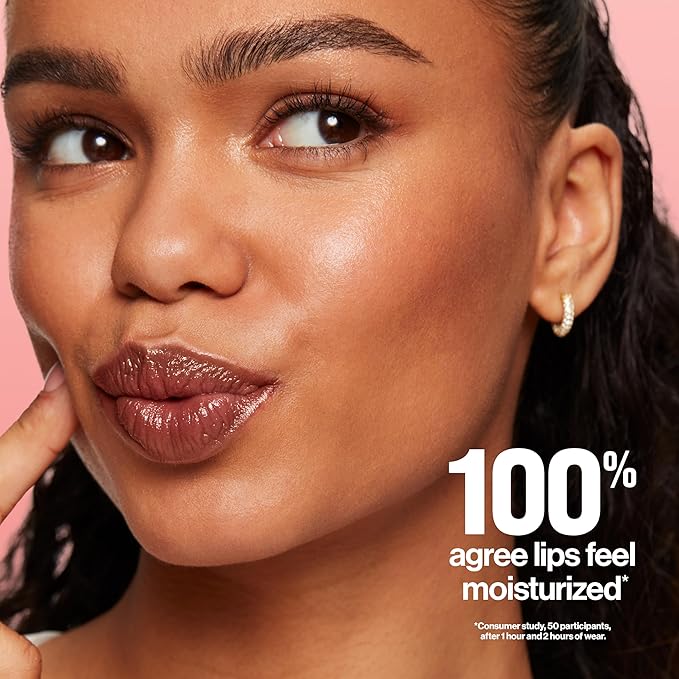 REVLON Super Lustrous Glass Shine Balm, Hydrating Tinted Lipstick, Sheer, Glossy Shiny Finish, 001 Sparkling Quartz, 0.11 oz