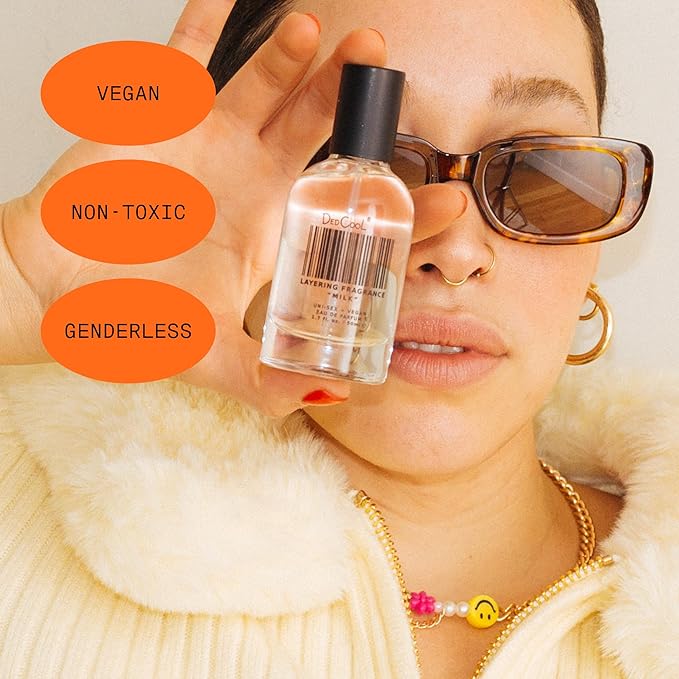 DedCool Eau de Parfum | Milk | Genderless Luxury Fragrance | Clementine, Gardenia, Woods, Amber & Wild Berries | Non-Toxic Vegan | Long-Lasting Perfume for All | Clean Sophisticated Aroma | 1.7 fl oz