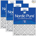 Nordic Pure 16x25x1 Pleated MERV 12 Air Filters 3 Pack by NordicPure