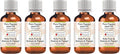 Greenwood Essential Pure Papaya Seed Oil (Carica Papaya) Cold Pressed (Pack of Five) 100ml X 5 (16.9 oz)