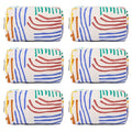 SOIDRAM Makeup Bag Preppy Cosmetic Bag Bulk Makeup Pouch Personalize Travel Toiletry Bag Organizer Cute DIY Makeup Brushes Storage Bag for Women