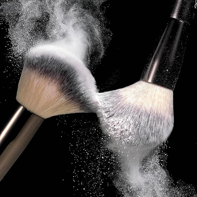 Professional Makeup Brushes BS-MALL With Travel Case - Kabuki Brush Eyeshadow Brush, Concealer Brush, Blush Brush & Foundation Brush 20 Pcs, Labeled Daily Use & Versatile Occasions