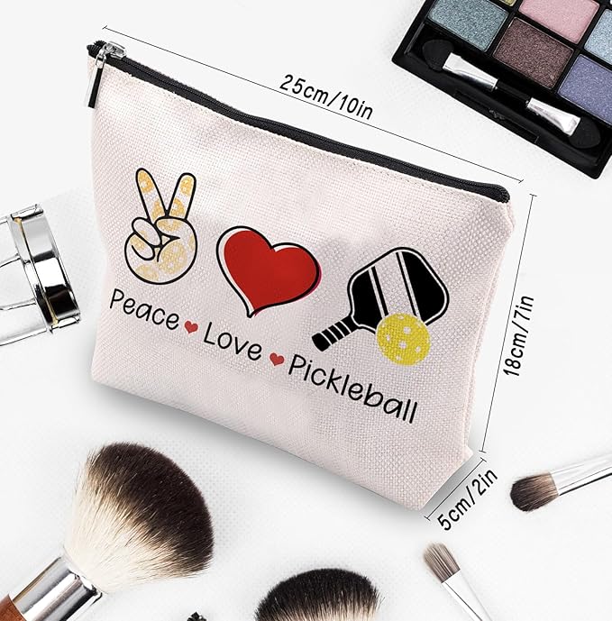 Ball Gifts for Women Ball Player Makeup Bag, Gifts for Ball Lover Makeup Zipper Pouch Bag, Ball Lover Accessories Gift For Women