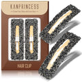 Rhinestone and Crystal Hair Clips 2-Pack, Sparkly Barrettes & Elegant Bling Accessories for Women & Girls(Set12)