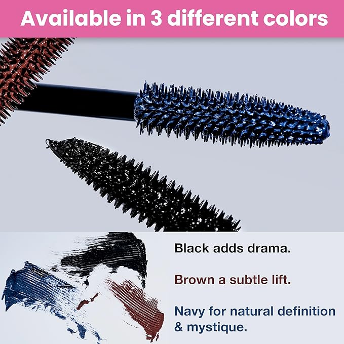 Prime Prometics PrimeLash Mascara for Older Women – Volumizing, Incredible Length in 2 Coats – Long-Stay, Zero Clumps, Hypoallergenic (Black)