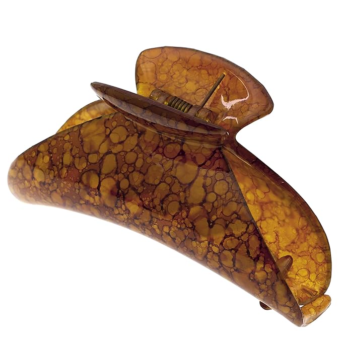 Camila Paris MP925 French Hair Clip for Women Thick Hair for Long Curly Wavy Hair, Girls Hair Claw Clips Jaw, Durable Styling Big Claw Clip for Thick Hair, Strong Hold No Slip Grip, Made in France