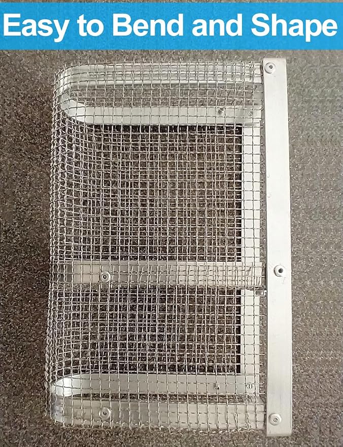 2Pack 5Mesh 10'' x 14'' Wire Mesh Screen, 304 Stainless Steel Anti-Rusted Mesh - Image 6