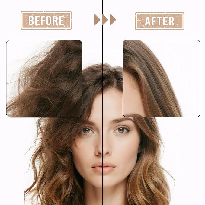 Batana Oil hair Serum - Leave-in No Rinse Treatment for Deep Hydration & Nourishment,Frizz Control, Split End Repair, adds Shine, Ideal Solution for Damaged & Dry Hair, (3.4 fl oz)