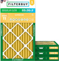 Filterbuy 20x36x2 Air Filter MERV 11 Superior Pet & Allergy Defense, by Filterbuy