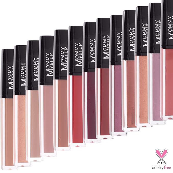 Mommy Makeup Stay Put Matte Lip Cream - Kiss-proof, Transfer-proof, Waterproof, Long Lasting Lipstick - Non-Drying Formula Infused with Vitamin E (Roxie)