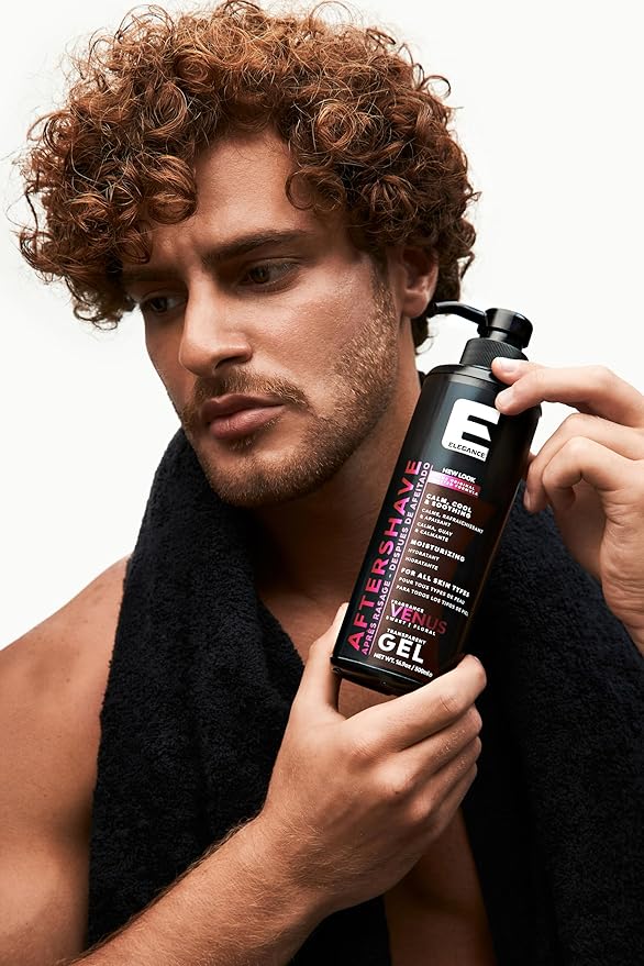 Elegance After Shave Lotion for Men, 500ml, Venus (Pink), Real Shaving Relief, After Shave that Hydrates and Revitalizes your Skin, 16.9 Oz Venus Pink)