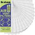 Air Vent Filter 4 x 10 Inch, Thin Air Vent Floor Heater Pre-Filter Sheet Work by Hoctsom