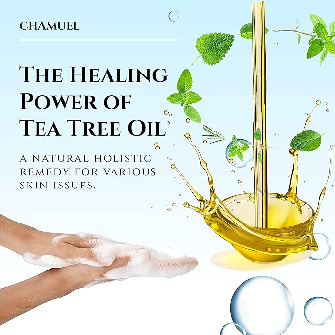 Chamuel Tea Tree Balm & Body Wash - The Best Product Combo to Soothe a Wide Variety of Skin Irritations