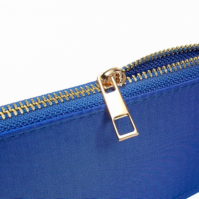 LETGO Clear Makeup Bag Pouch for Travel with Zipper,Clear Cosmetic Bag for Women Waterproof Snacks Bag Stadium Purse Toiletry Bag Bogg Bag Accessories (0-Royal Blue)