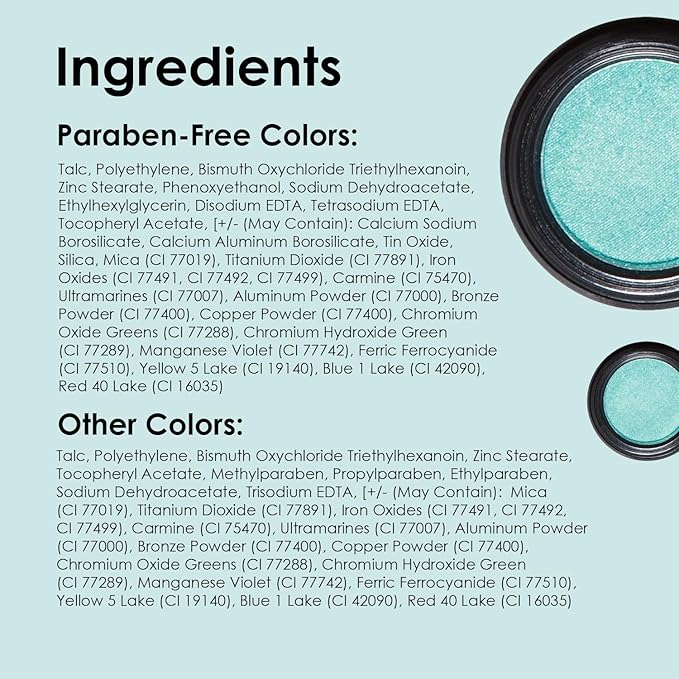 Vera Moore Eyeshadow, Highly Pigmented Eyeshades and Textures, Provide Bold and Lasting Looks, Suitable for Any Event, Easily Blendable Eye Makeup in Multiple Shades. (Aqua)