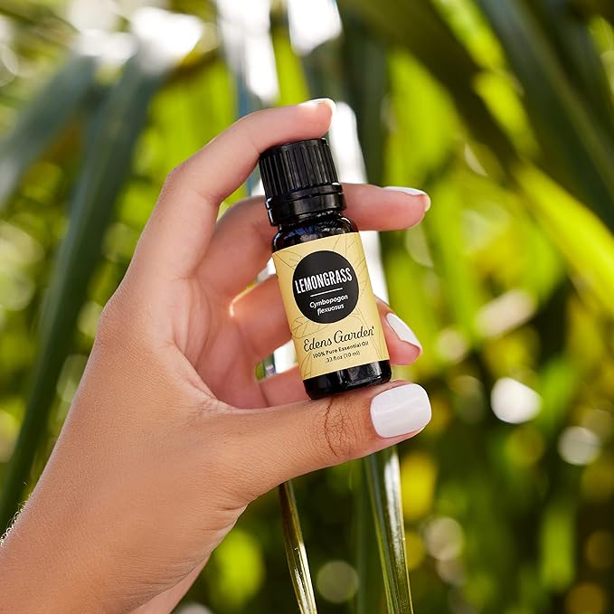 Edens Garden Lemongrass Essential Oil- 100% Pure Premium Grade, Undiluted, Natural, Therapeutic, Aromatherapy, The Best for Diffuser, Candle, Laundry, Humidifiers 118 ml (4 fl oz)