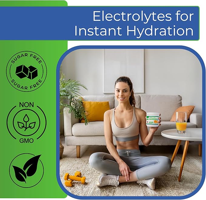 Keto Electrolytes Powder - Sugar Free Daily Hydration Powder Boost Energy & Muscle Recovery - Refreshing Tangerine Electrolyte Powder with All Essential Electrolytes & Trace Minerals