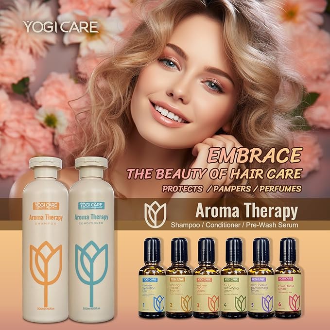 Aroma Therapy Pre-Wash Hair Oil Serum 30ml / 1 Fl.oz (Color Protection & Shine)