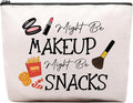 Snack Bags, Emergency Food Bag Packing Cubes for Women Trip Gifts Favors Travel Bag Essentials, Emergency Snacks Bag Makeup Cosmetic Bag Pouch