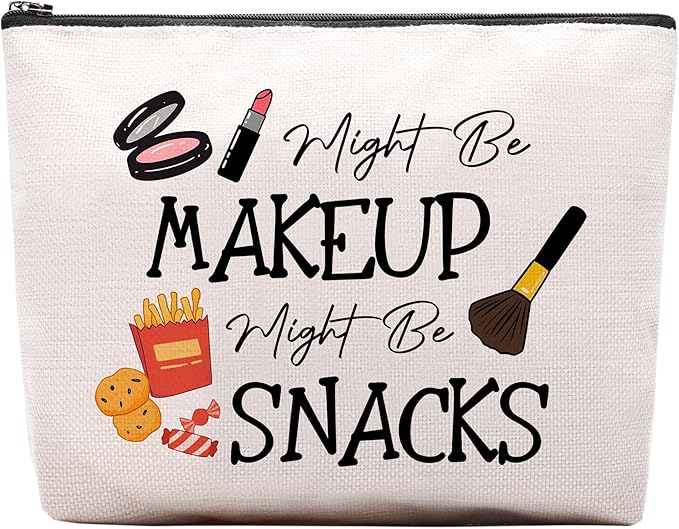 Snack Bags, Emergency Food Bag Packing Cubes for Women Trip Gifts Favors Travel Bag Essentials, Emergency Snacks Bag Makeup Cosmetic Bag Pouch