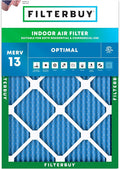 Filterbuy 17.5x21x1 Air Filter MERV 13 Optimal Smoke & Allergy Defense by Filterbuy