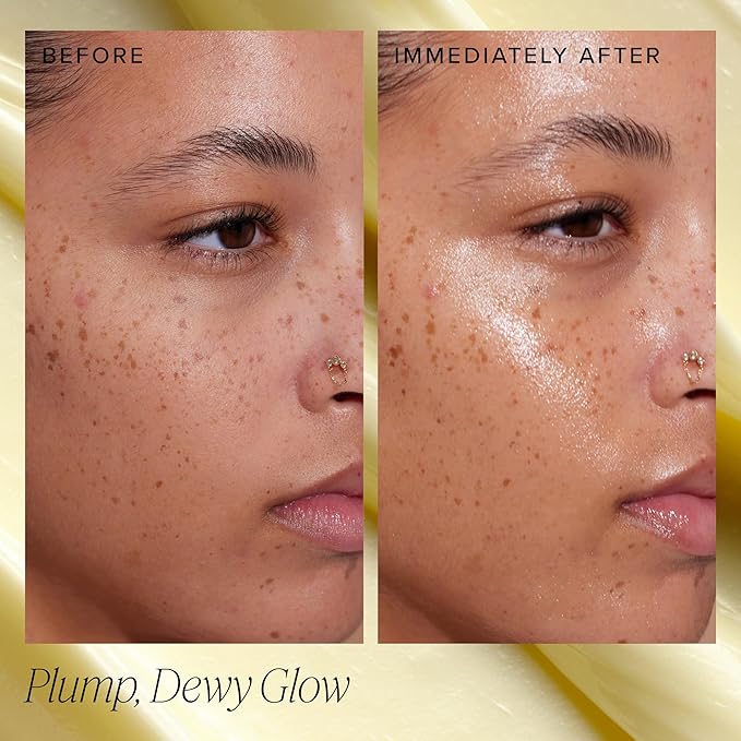 Farmacy Ceramide Face Moisturizer - Honey Halo Hydrating Facial Moisturizer for Dry Skin - Plumps, Soothes + Restores Skin with Potent Ceramides + Buckwheat Honey for a Dewy, Healthy Glow (15ml)