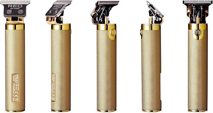 RED by Kiss Hair Trimmer for Men Precision Blade Cordless Trimmer Mens Grooming Kit