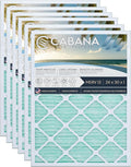 Cabana Filters 6-Pack 24x30x1 MERV 13 AC Furnace Air Filter by CabanaAirFilters