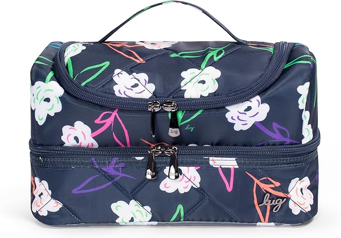 Lug Stowaway Cosmetic Case, NAVY NAUTICAL