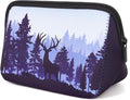 Cosmetic Bag Waterproof Neoprene Zipper Pouch Travel Portable Toiletry Makeup Bags Organizer Case for Women and Girls