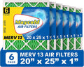 Maycold MERV 13 20x25x1 Air Filter, High-Efficiency Pleated AC & Furnace Filters by Maycold
