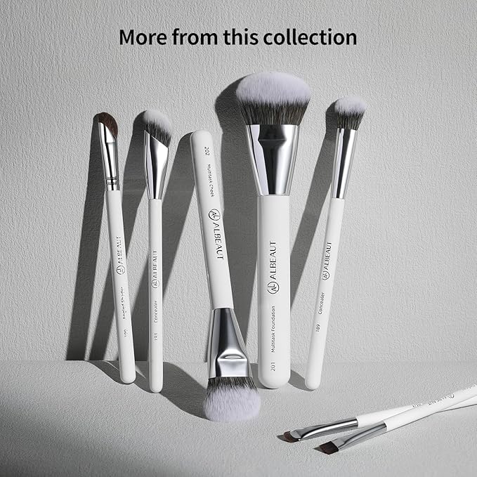 Eyeliner Brush, Crescent-Shaped Eyeliner and Brow Brush - Effortlessly Create Perfect Eyeliner (187 curved eyeliner)