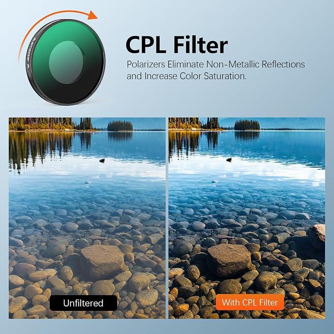 AMAZEAR CPL Filter for Insta360 GO Ultra Accessories, Insta 360 GO Ultra - Image 3