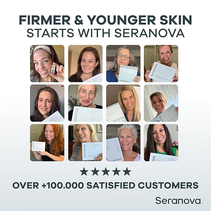 Seranova Micro Infusion for Skin Care, Facial Moisturizing Essence, Serum Smooth Skin Facial Serum for All Skin Types, 1-Month Supply