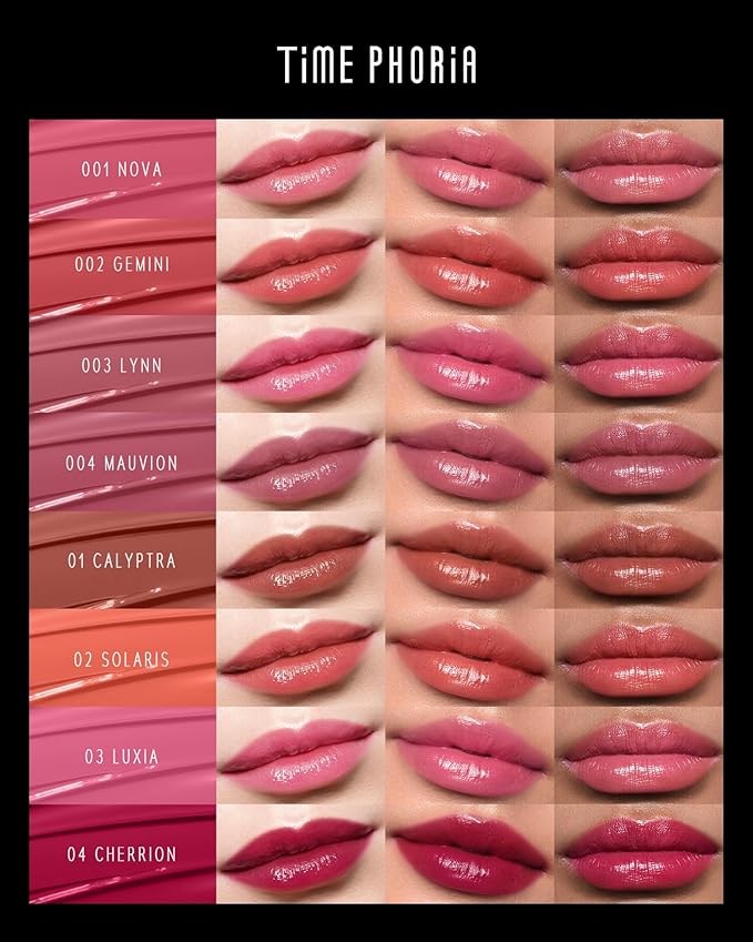STELLAR DUST LIP STAIN-Long Lasting, Waterproof and Transferproof Lip Tint, Glossy Finish Lip Gloss, Lightweight Lipstick, High Coverage, Stocking Stuffers For Teen Girls (03)