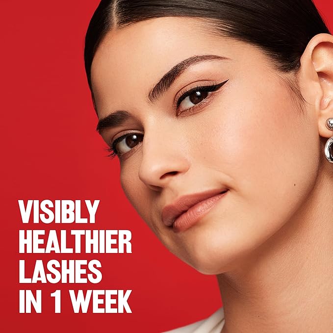REVLON ColorStay Lash Serum + Liner, Waterproof Eyeliner, Stocking Stuffer for Her, Healthier Looking Eyelashes, Smudge-Resistant, 001 Blackest Black