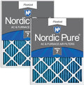 Nordic Pure 12x12x1 Pleated MERV 7 Air Filters 2 Pack by NordicPure