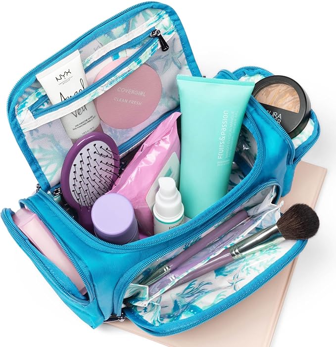 Lug Trolley Medium Cosmetic Case, SKY