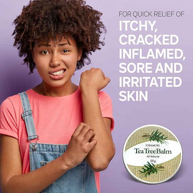 Chamuel Tea Tree Balm & Body Wash - The Best Product Combo to Soothe a Wide Variety of Skin Irritations