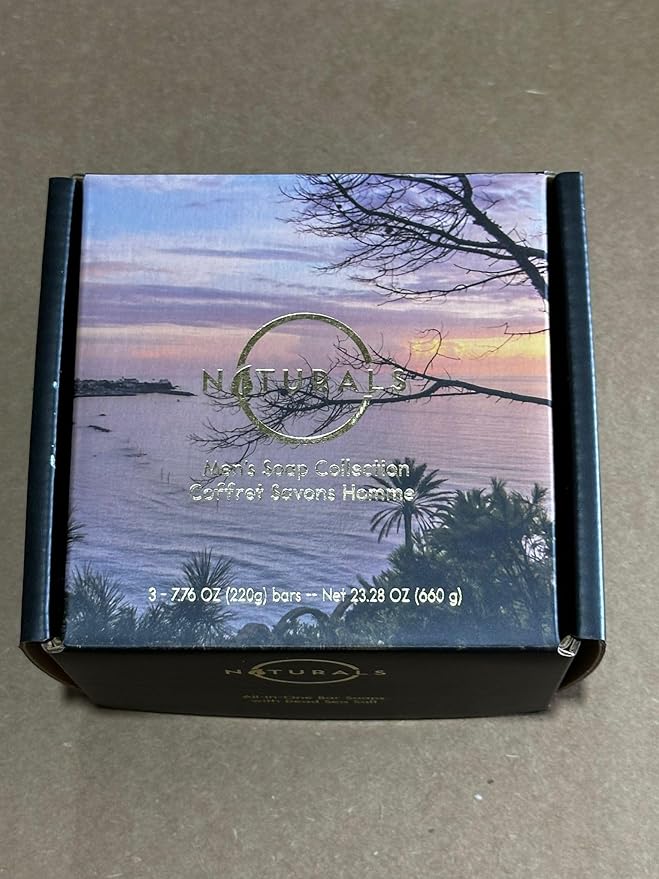 O NATURALS Bar Soap for Men - 3-Pcs Mens Soap Bar - Natural Soap - Mens Bar Soap - Men Soap - Natural Soap for Men - Organic Men's Soap Bars - Exfoliating Soap Bar - Citrus, Olive & Cedarwood