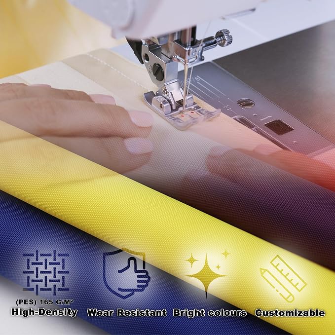Balcony Privacy Screen 2' x 16.4' UV-Protection Wind-Resistant Garden Fence - Image 3