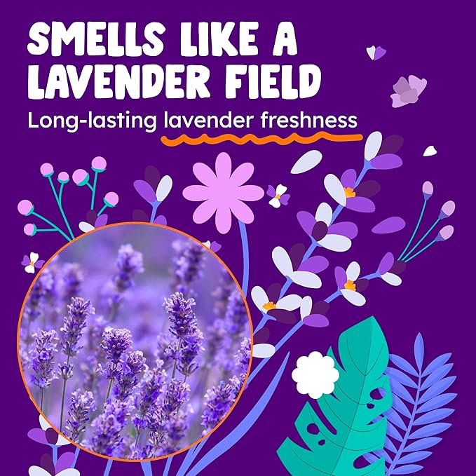 Originally Yellow Plant-Based Hand Soap All Natural Infused with Organic Lavender | Gentle Natural Hand Soap | Pet & Baby-Safe Soap (64 Fl Oz (1 Pack), Lavender)