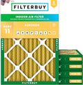 Filterbuy 30x36x2 Air Filter MERV 11 Superior Pet & Allergy Defense, by Filterbuy