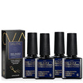 Valitic Strong Nail Glue and Strengthener for Acrylic and Press On Nails - Quick Dry Brush On Gel for Long Lasting Effect - Adhesive Nail Bond for False Nails with Tips Strengthener - 4 PACK