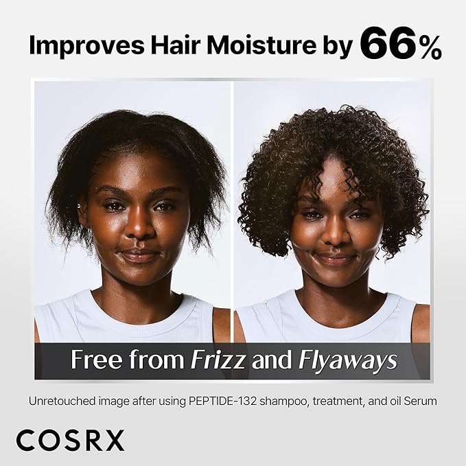 COSRX PEPTIDE 132 Hair Bonding Oil Serum, Travel Size Keratin Treatment for Frizzy, Damaged, Dry Hair – Repairs Split Ends, Adds Hair Gloss – For All Hair Types, Stocking Stuffers – 0.94 fl oz