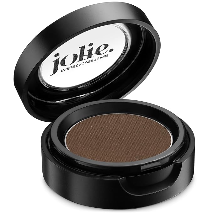 Jolie Cosmetics Powder Pressed Matte Eyeshadows - Cruelty Free, Vegan, Single Pan Eyeshadow 1.48g Base Neutrals (Tuscany)