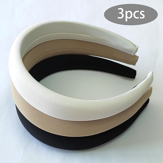 Headbands for Women 3Pack Hairbands Head Bands Non Slip for Girls Headwrap Yoga Workout Hair Accessories