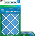 Filterbuy 13x24x1 Air Filter MERV 13 Optimal Smoke & Allergy Defense, by Filterbuy