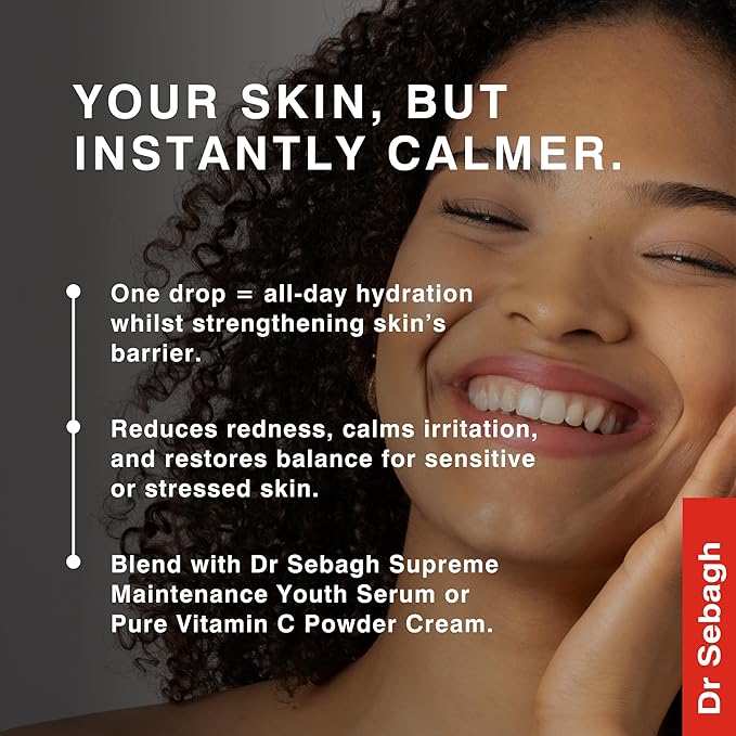 Dr Sebagh Rose de Vie Serum - 1 fl oz - Award-Winning Nourishing Anti-Aging Formula - Use with Dry, Mature, or Sensitive Skin - Designed to Soothe Redness & Irritation - Regenerating & Invigorating