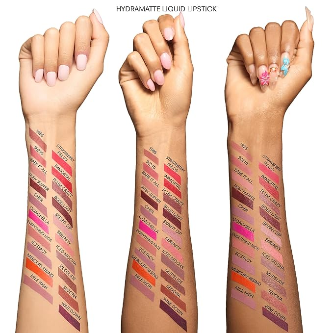 Gerard Cosmetics HydraMatte Liquid Lipstick Cher, Mauve Lipstick with Matte Finish, Long Lasting and Non Drying, Super Pigmented Fully Opaque Lip Color